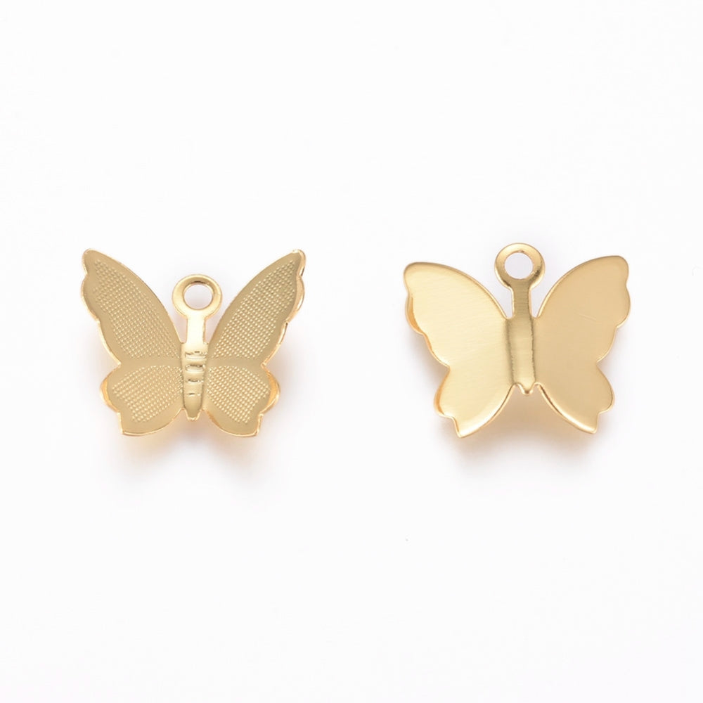 Mariposa pequeña charm