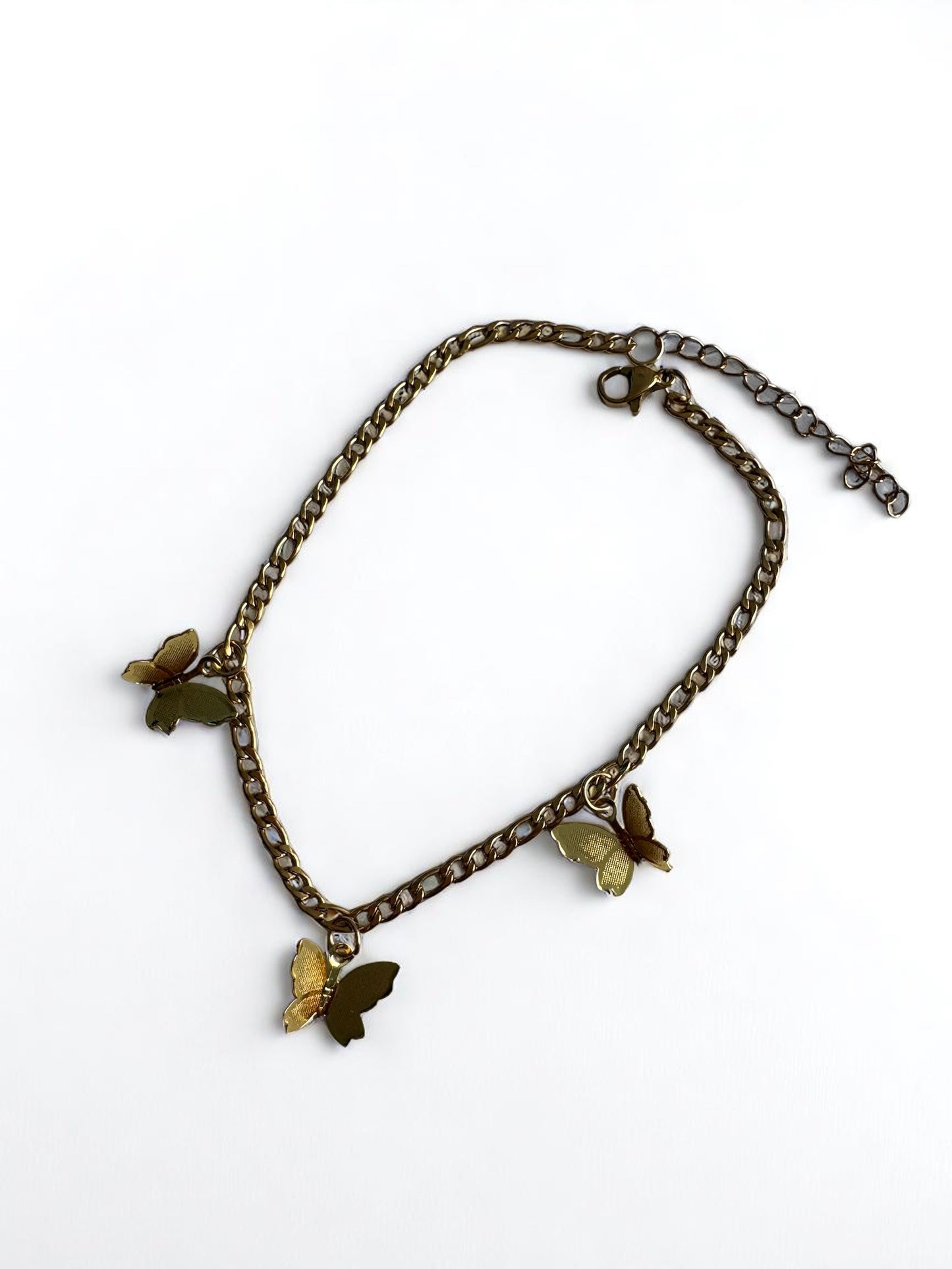 Butterfly anklet