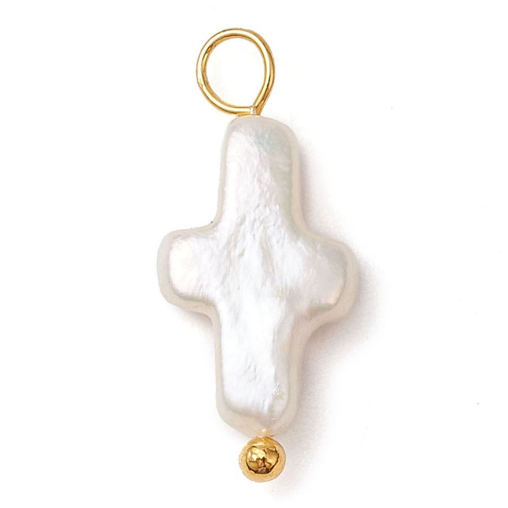 Cruz de Perla charm