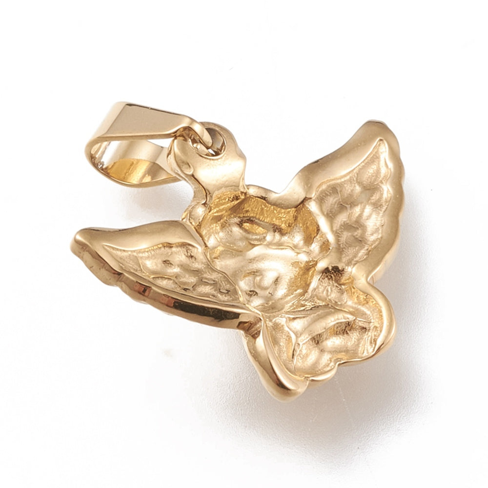 Angel head charm