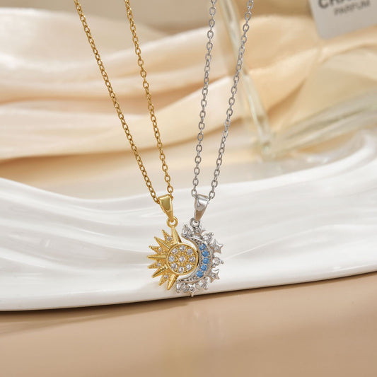 Magnetic moon & sun