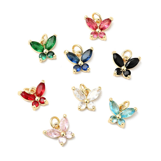 Cristal butterfly charm