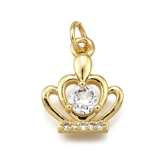 Mini crown charm