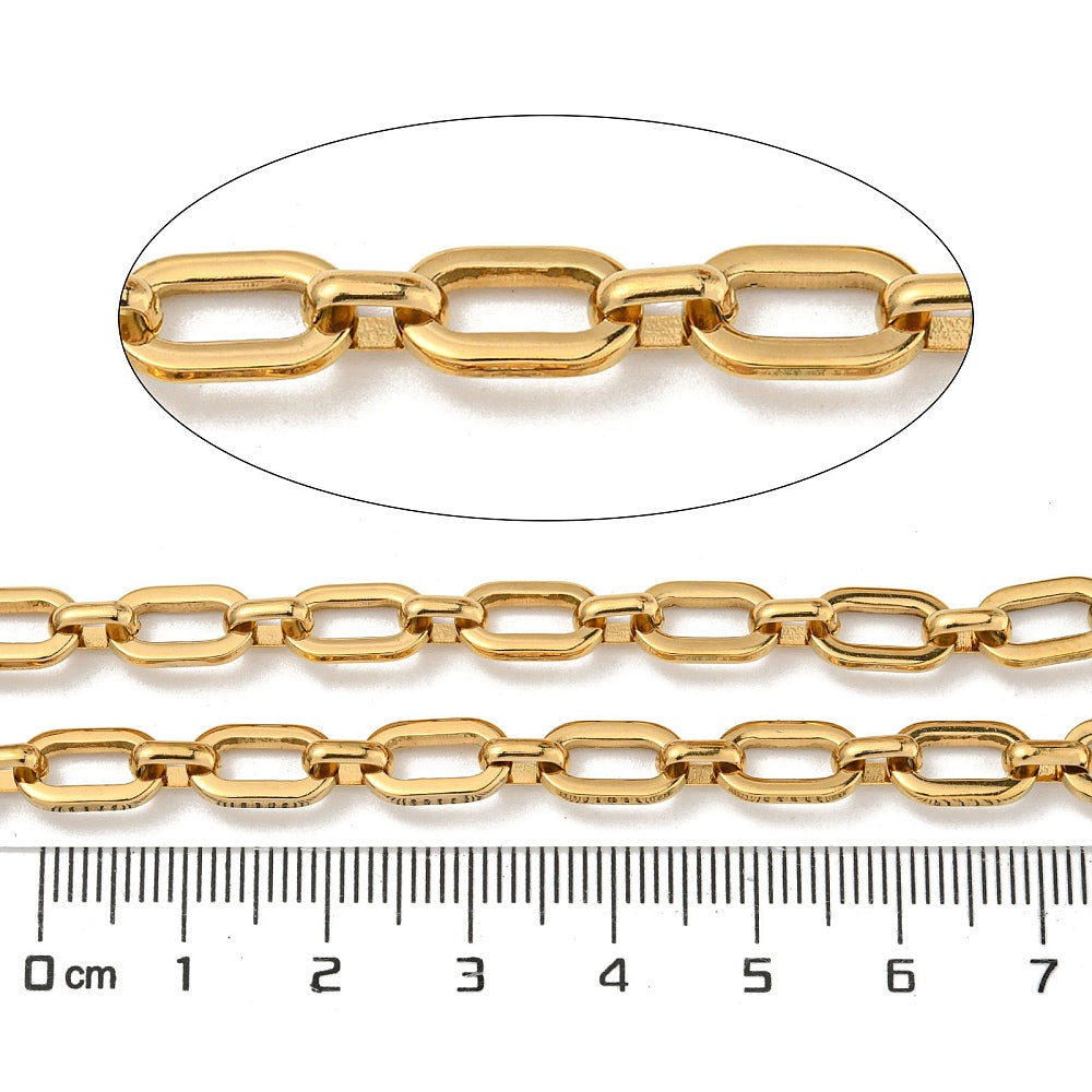 Oval links chain