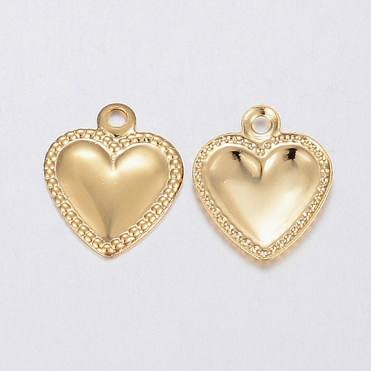 Corazón pequeño charm